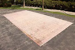 Palace 18 x 36 Carpet Persian Antique Handwoven Oriental Rug #58495