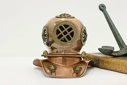 Nautical Vintage Copper & Brass Diving Helmet Model #58572
