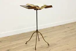 Victorian Antique Iron Adjustable Bible Book Stand Flanagan #57691