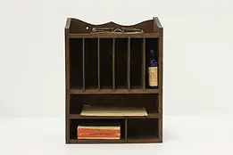 Farmhouse Antique Birch Wall Shelf or Office Cubby #58219