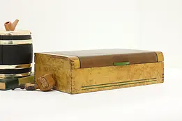 Art Deco Vintage Birdseye Waterfall Jewelry Box Pilliod #56438