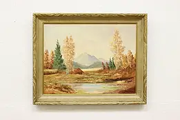 California Mountain Antique Original Painting Wachtel 27.5" #58252