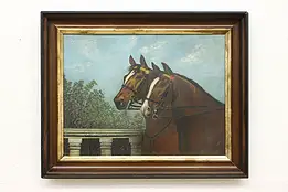 The McKinley Team Antique Original Oil Painting LCA 30" #57332
