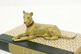 Metal Alloy Dog Statue Greyhound Dog Sculpture #58425