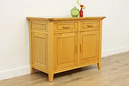 Farmhouse Vintage Birch Kitchen Cabinet or Island TV Console #57527