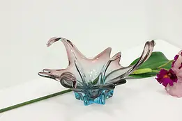 Murano Venetian Italian Violet Art Glass Sculpture 13.5"  #58955