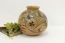 Southwest Indigenous Vintage Hand Painted Pottery Elfida 11" #56052