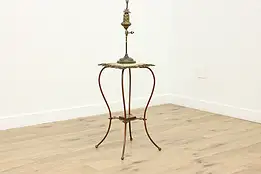 Victorian Antique Brass & Onyx Plant Sculpture or Lamp Stand #59110
