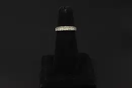 D'Joy 925 Sterling Silver Baguette Stone Band Ring Size 7 #59128