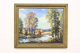 Land of Sky Blue Waters Minnehaha Original Painting 36" #58402