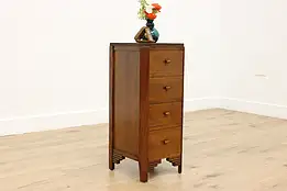 Night Stand Vintage 1940s Birch End Table #58812