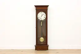 Regulator Style Antique Oak Wall or Floor Clock #55429