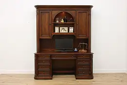 Sligh Traditional Office Desk, Credenza, File & Bookcase  #59152