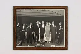 The Rat Pack Vintage Framed Las Vegas Photograph 15.5" #58729