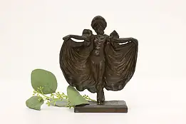 Victorian Antique Bronze Dancer Doorstop or Sculpture #58809