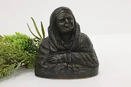 Airplane Pilot Antique Composite Sculpture or Bookend #59566