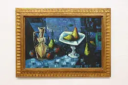Pear Still Life Vintage Original Oil Painting Diamond 44.5" #59265