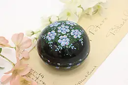 Ukrainian Vintage Hand Painted Petrykivka Jewelry Box #59373