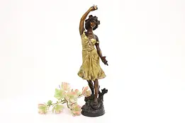Art Nouveau Vi Bronze Spring Dancer Sculpture Renoir #59786