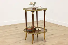 French Empire Design Antique Walnut Side or Display Table #59919