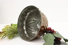 Farmhouse Antique Kitchen Copper Decorative Dessert Mold #59691