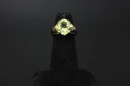 925 Sterling Silver Lemon Quartz Fancy Cut Solitaire #60341