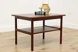 Midcentury Modern Vintage Teak Coffee, End or Side Table #60102