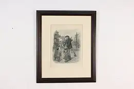 Mr. Peggotty Antique Copperfield Dickens Print, Barnard 20" #59830