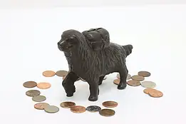 Farmhouse Antique Cast Iron St. Bernard Dog Coin Bank #59967