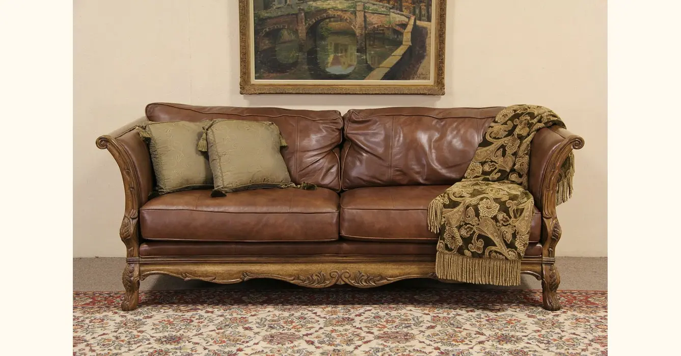 Bernhardt Country French Leather