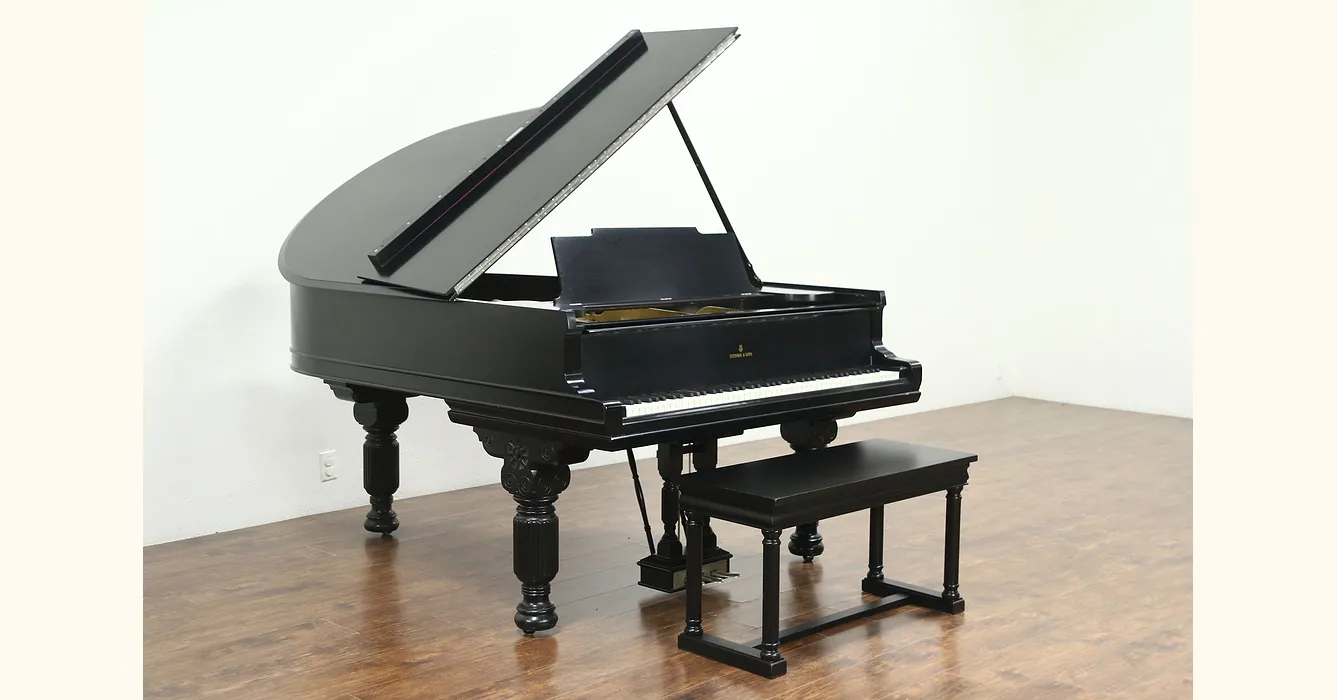 Steinway Antique 1896 Model A1 Ebony 6Steinway Antique 1896 Model A1 Ebony 6  