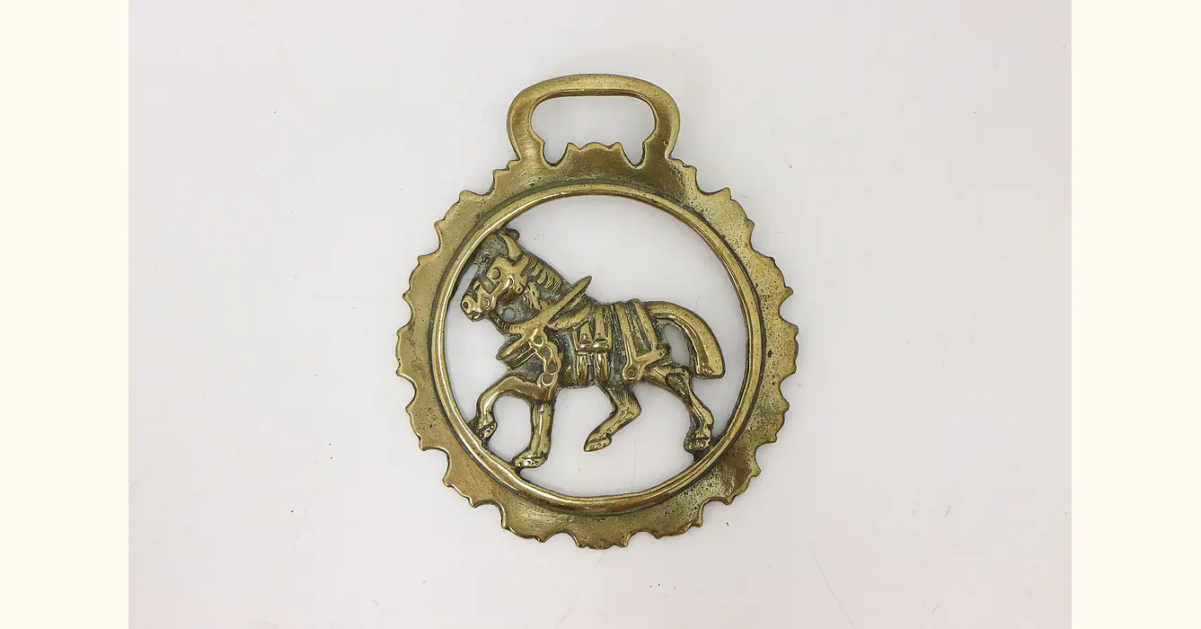 Vintage Shire Horse Horse Brass Martingale Horse Harness Ornament Medallion  Decoration -  Canada