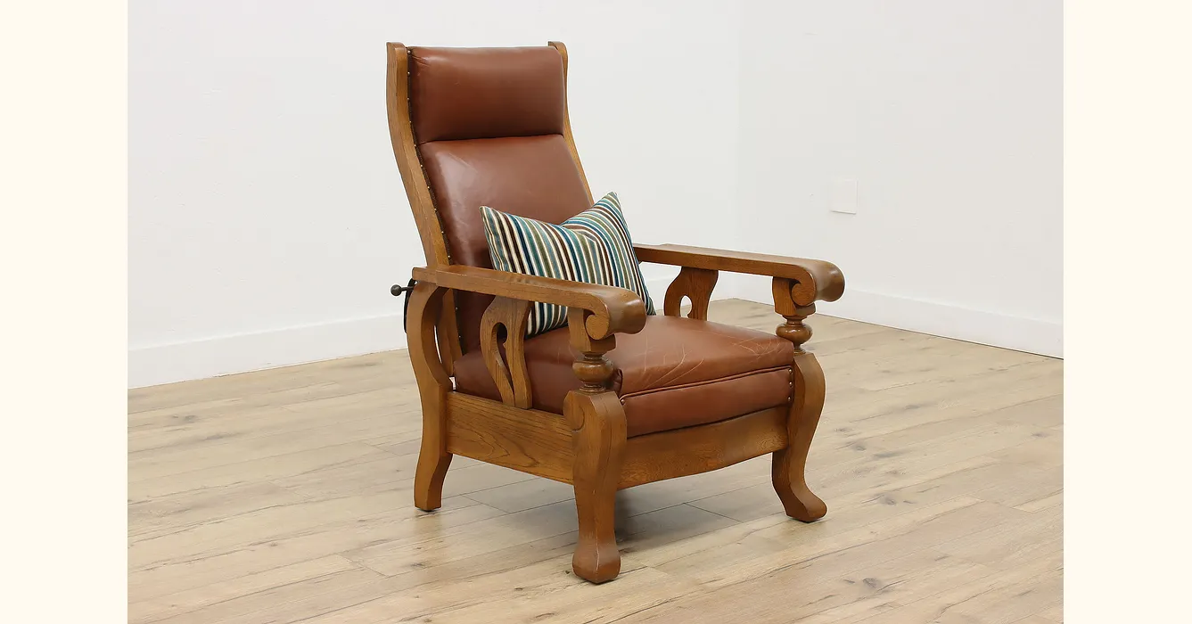 Antique morris recliner deals