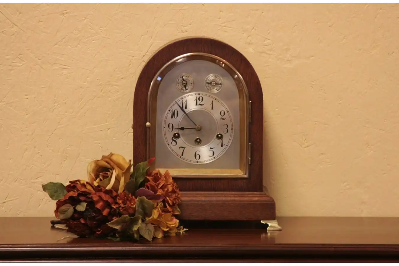 Junghans Oak Westminster Mantel Clock