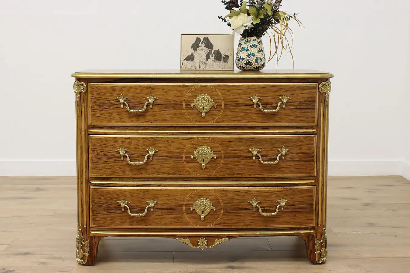 Main image of French Regency Vintage Rosewood Dresser or Console, Baker