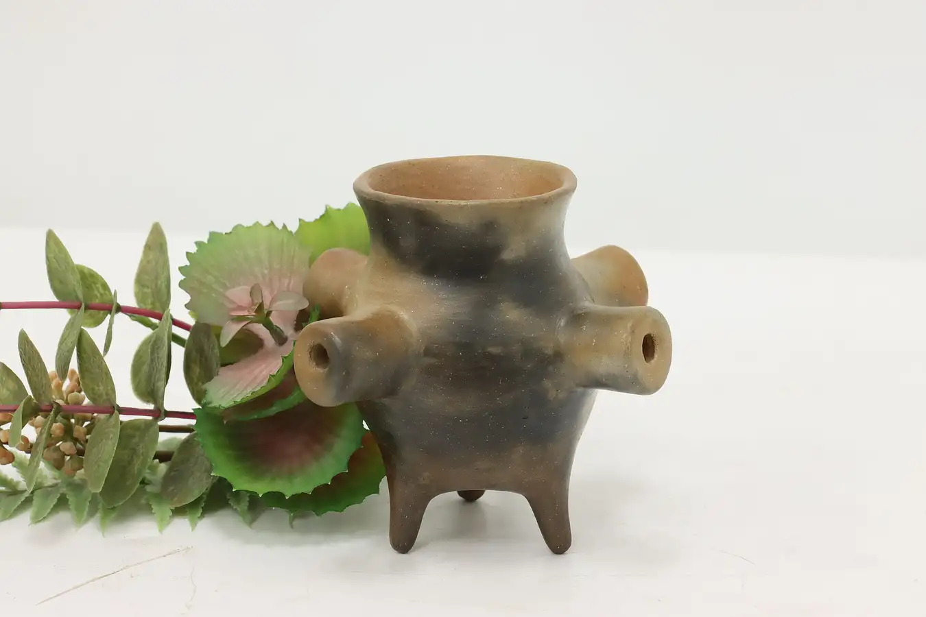 Main image of Native American Catawba Smoking Pottery Bowl, Ayers