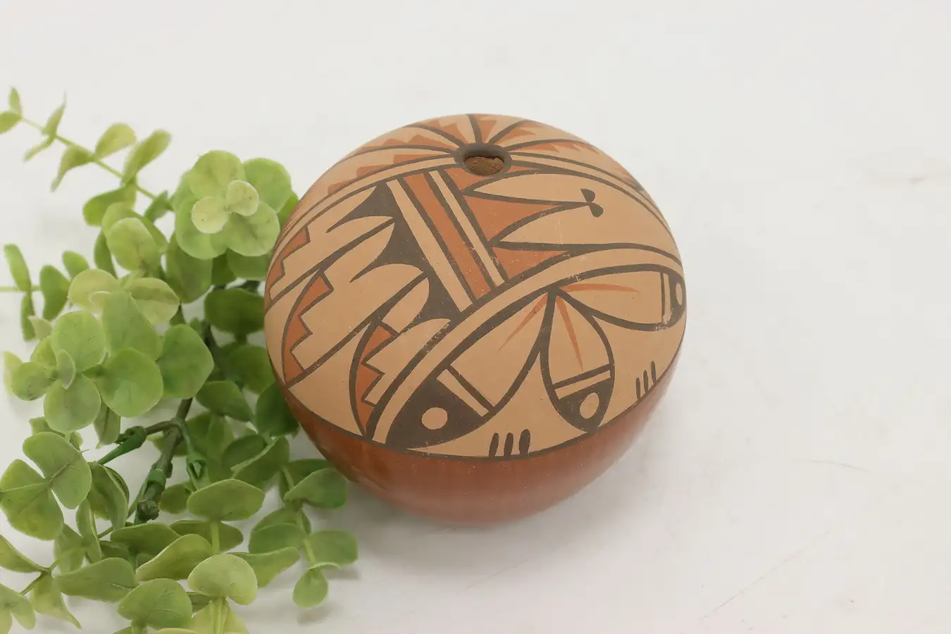 Main image of Native American Vintage Jemez Pueblo Pottery Vase, Fragua