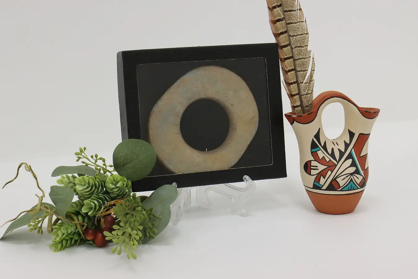 Main image of Indigenous Antique Carved Stone Bracelet or Tool