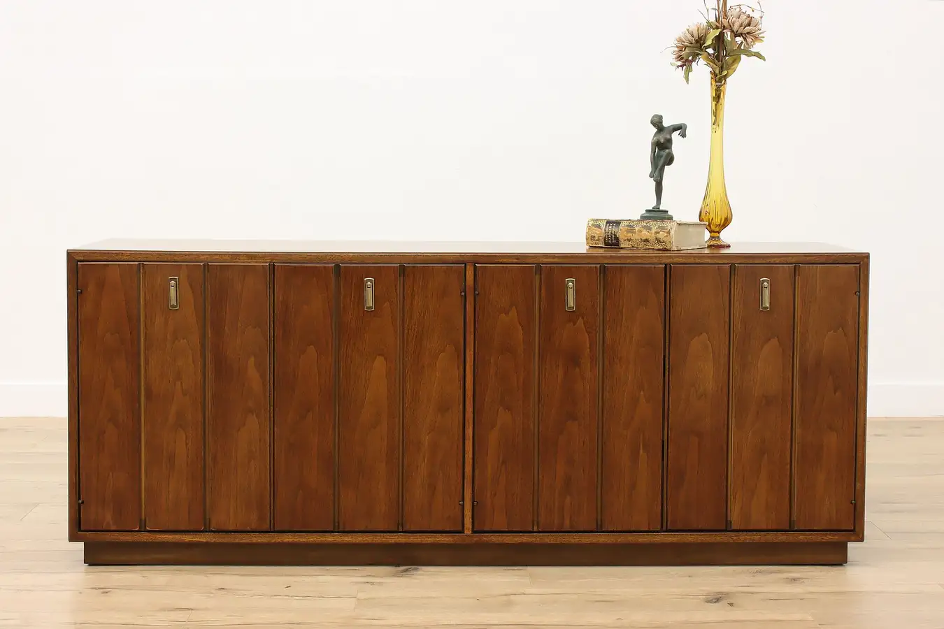 Main image of Midcentury Modern Vintage Walnut Office Credenza TV Console