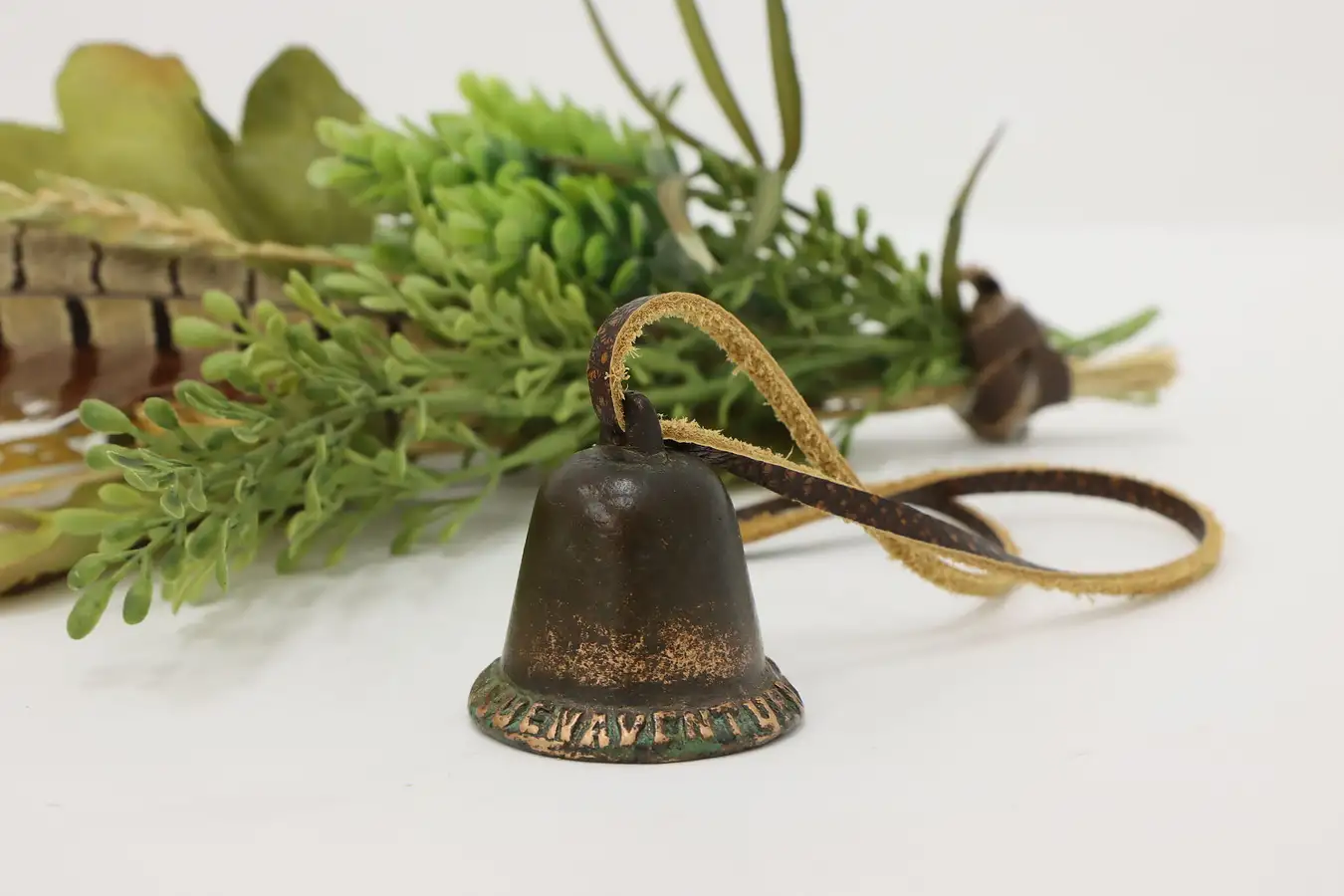 Main image of Catholic Vintage San Buenaventura Mission Souvenir Bell