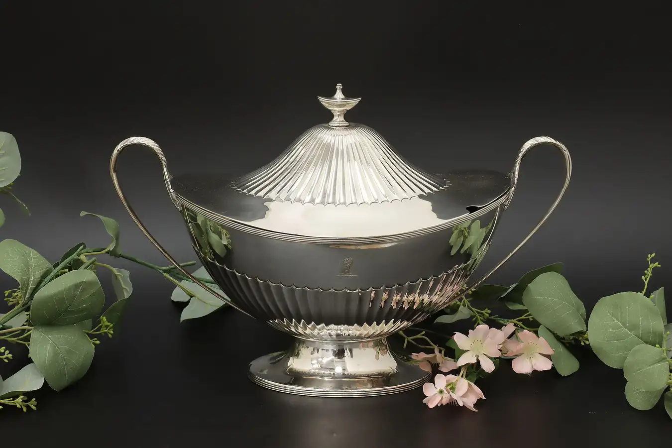 Main image of Victorian Antique Silverplate Soup Tureen or Bowl, Mappin
