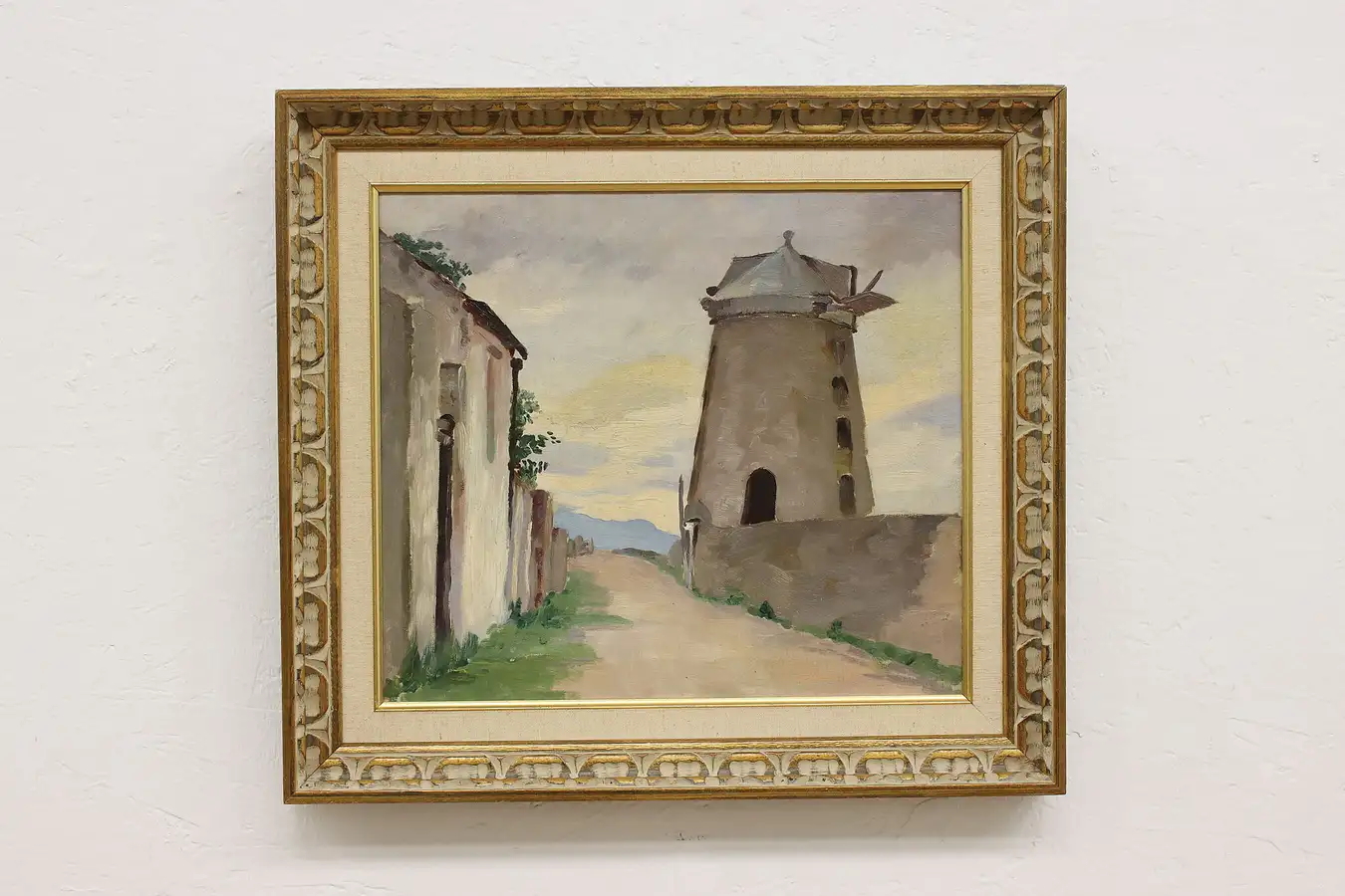 Main image of Stone Tower Ireland Vintage Original Oil Painting, Droz 21"