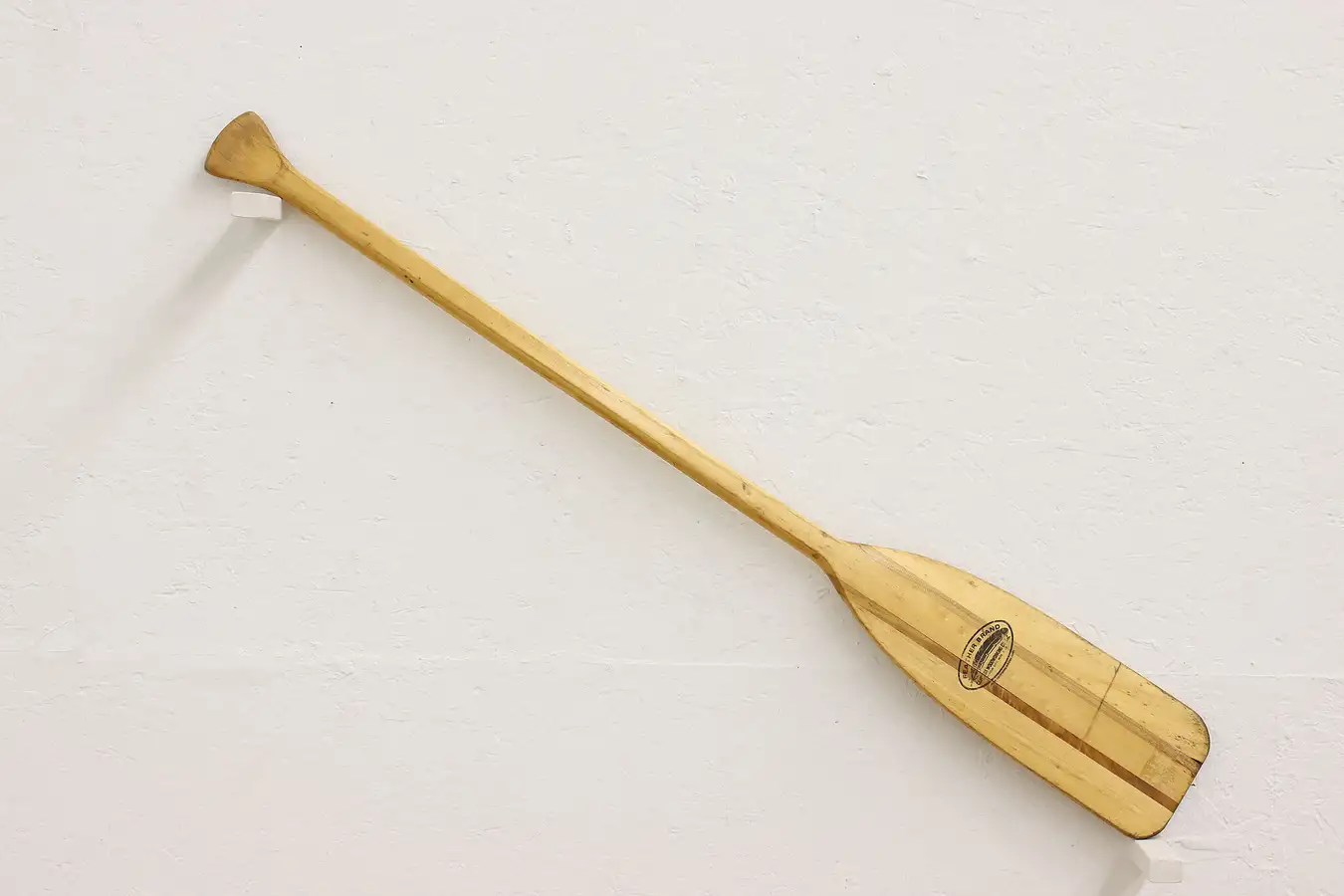 Main image of Farmhouse Vintage Cherry & Basswood Boat Oar Paddle, Feather