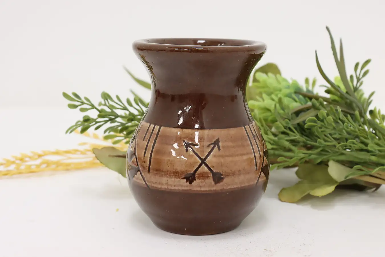 Main image of Sioux Native American Vintage Pottery Vase, Irene