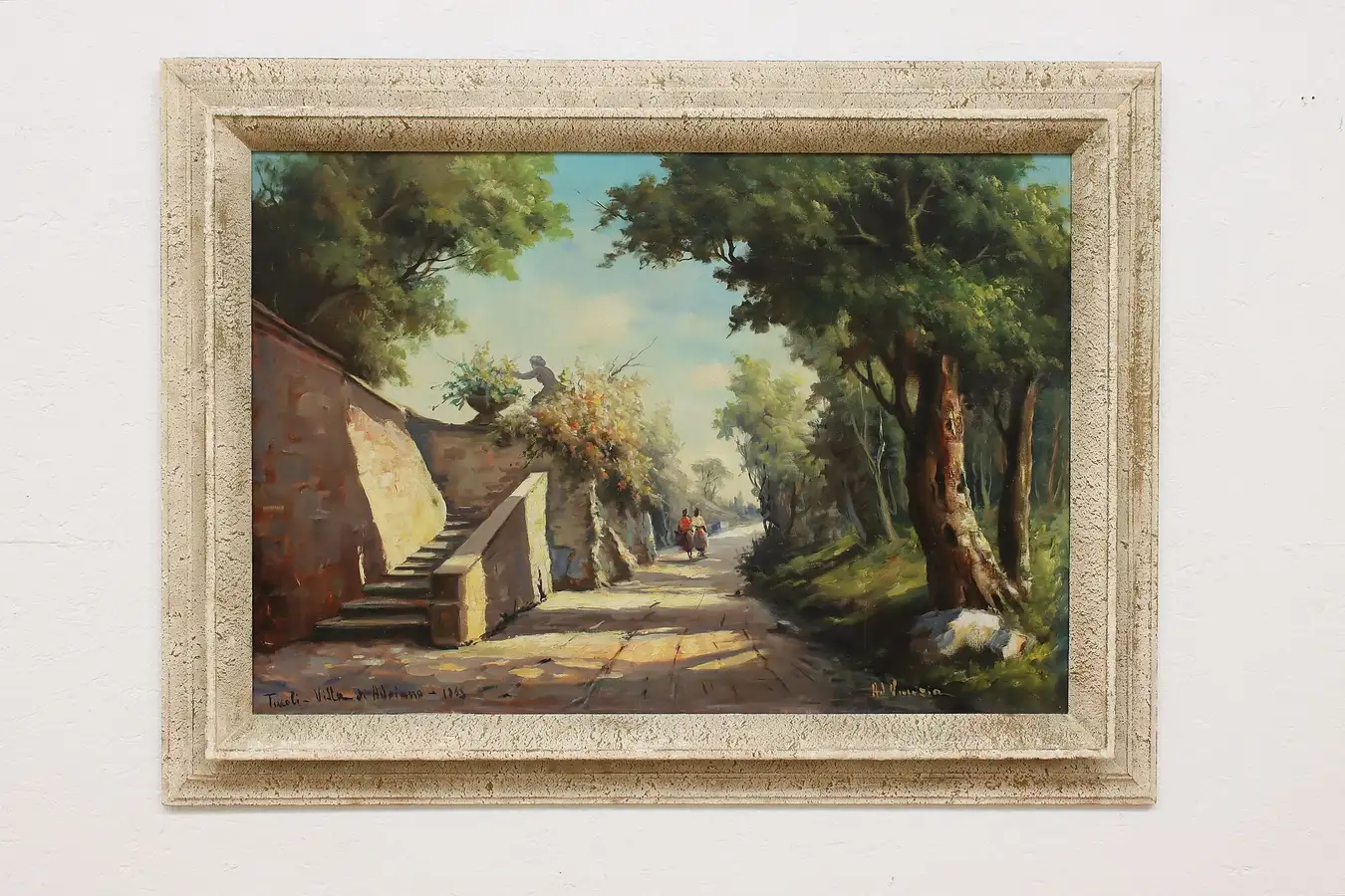 Main image of Italian Tivoli Vintage Original Oil Painting, Venezia 48"