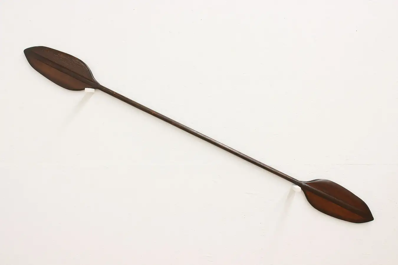 Main image of Farmhouse Vintage Carved Pine Kayak or Canoe Double Paddle