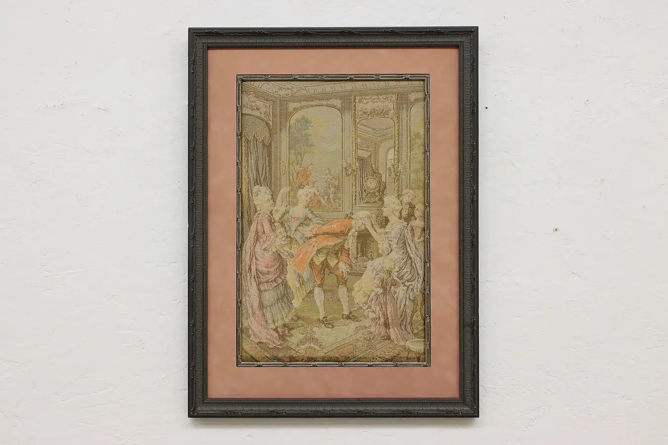Main image of French Games Antique Woven Tapestry 23.5"