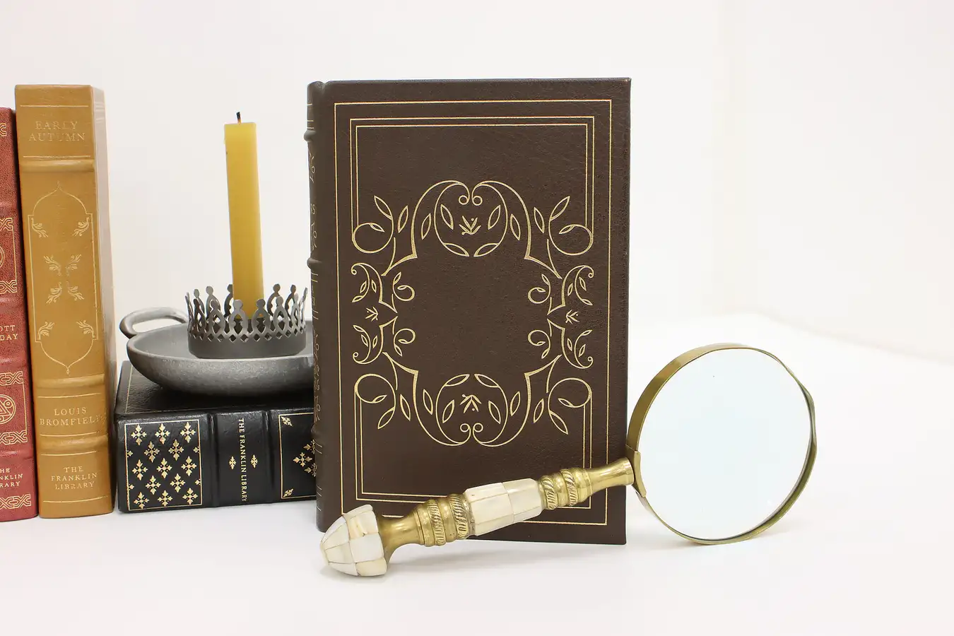 Main image of One of Ours Vintage Leather Book Franklin Library, Cather