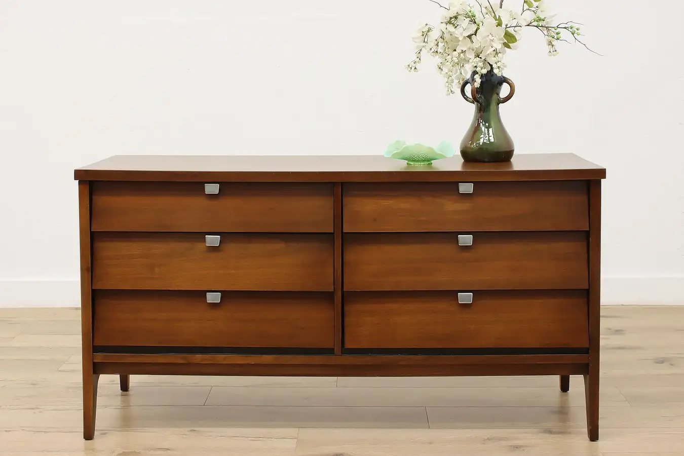Main image of Midcentury Modern 1960s Vintage Walnut Chest or Dresser