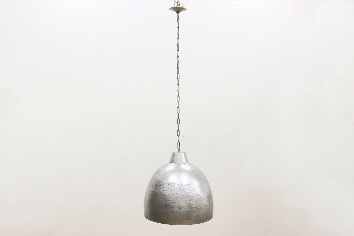 Main image of Industrial Hammered Steel Light Fixture, Currey
